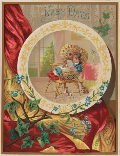 Hazy days by Joseph L. Blamire, 1882 — digital art print download