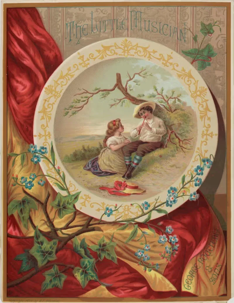 Маленький музыкант by Джозеф Л. Бламиер, 1882 — digital art print download