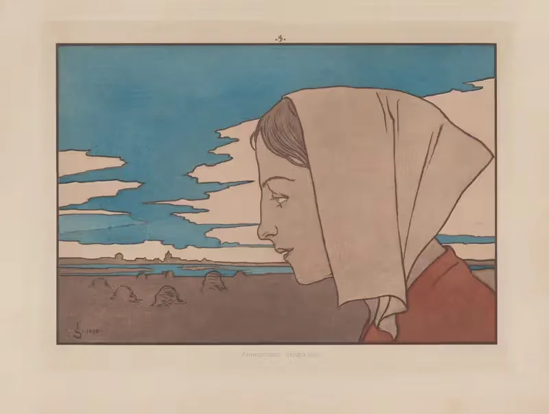 Моя гармония Пл.09 by Джозеф Саттлер, 1896 — digital art print download