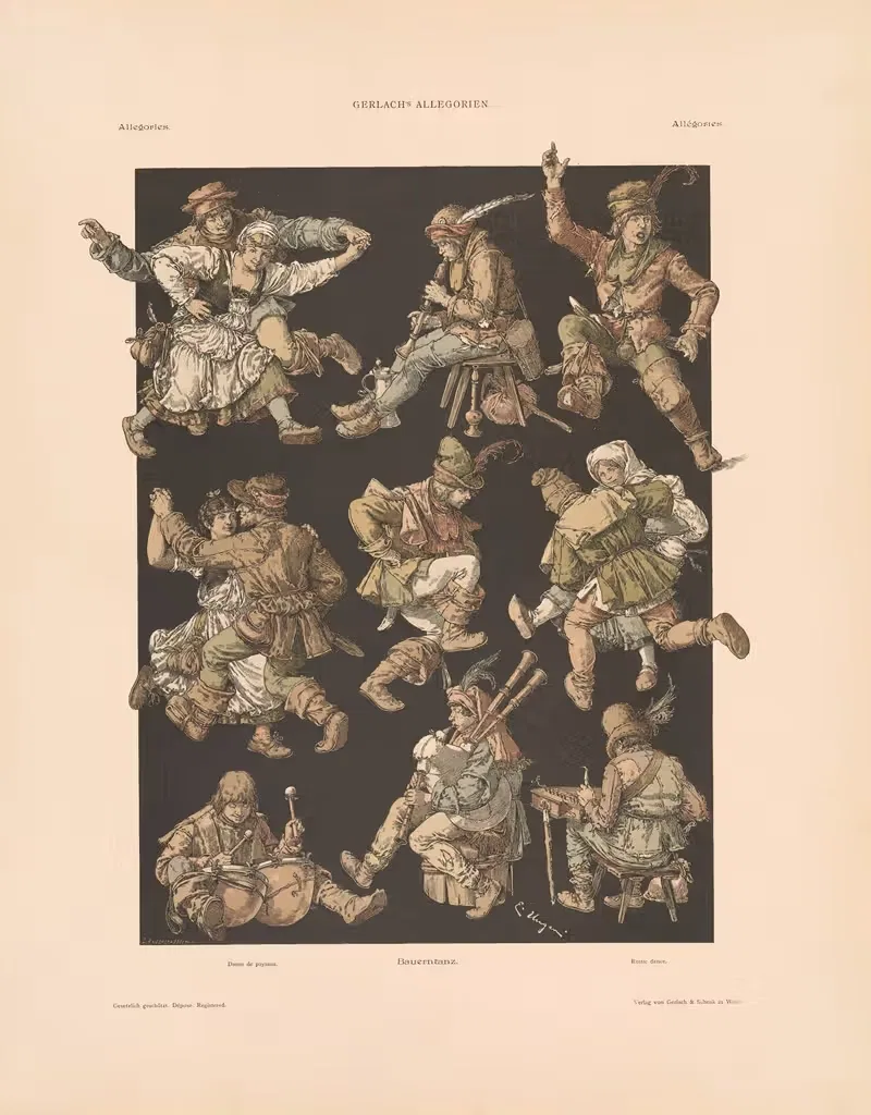 Allegorien, neue Folge Pl.005 — Martin Gerlach