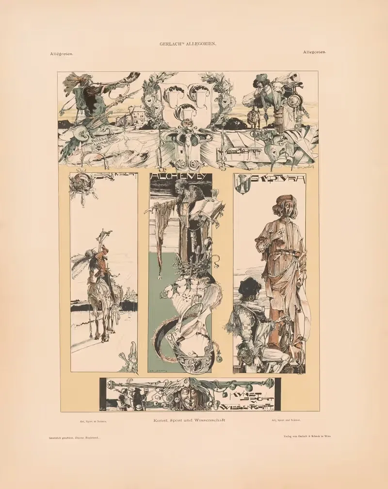 Allegorien, neue Folge Pl.070 — Martin Gerlach