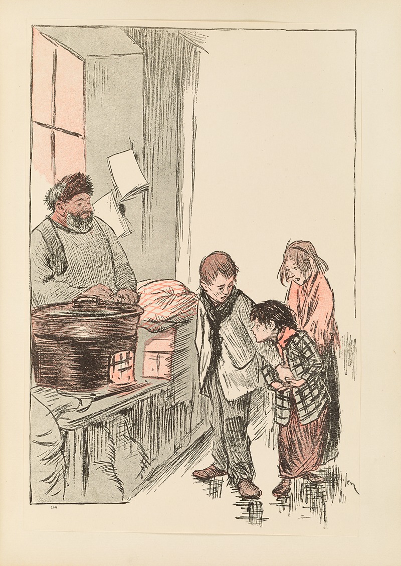 Жареные каштаны by Теофиль Александр Стенлен, 1912 — digital art print download