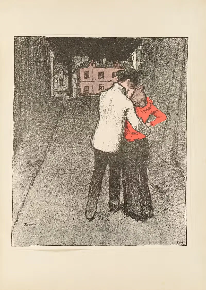 Пригородная любовь by Теофиль Александр Стенлен, 1912 — digital art print download