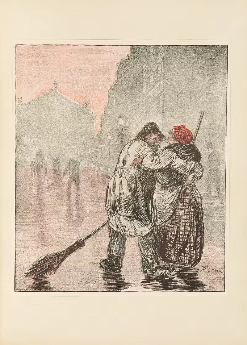 Уборщики улиц by Теофиль Александр Стенлен, 1912 — digital art print download