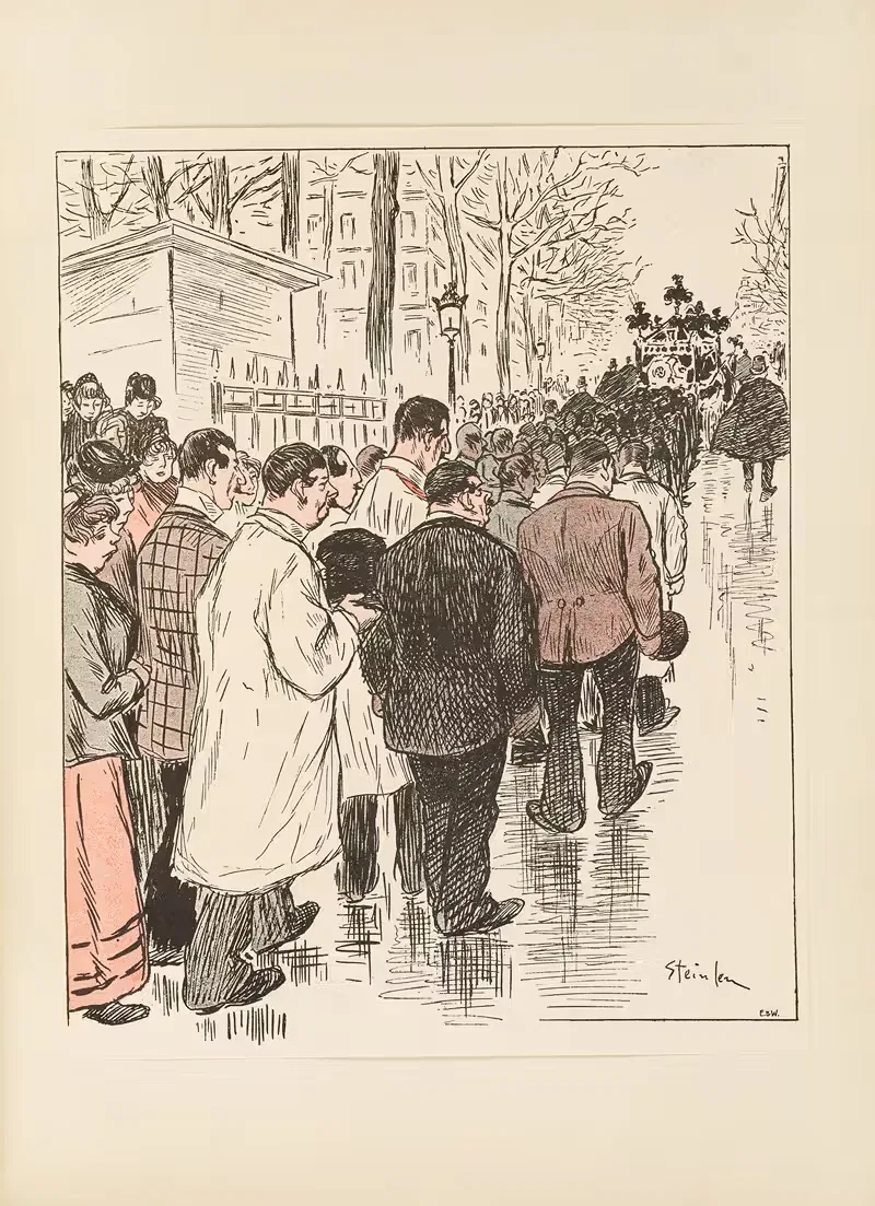 Похороны by Теофиль Александр Стенлен, 1912 — digital art print download