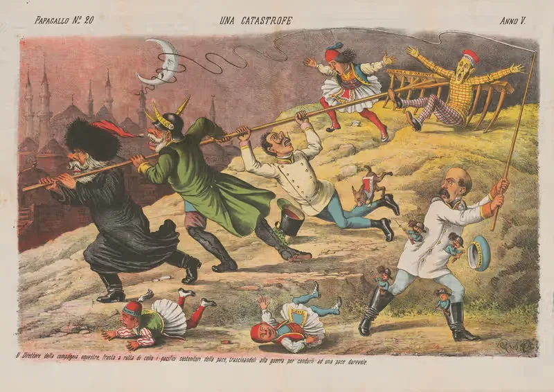 Катастрофа by Аугусто Гросси, 1877 — digital art print download