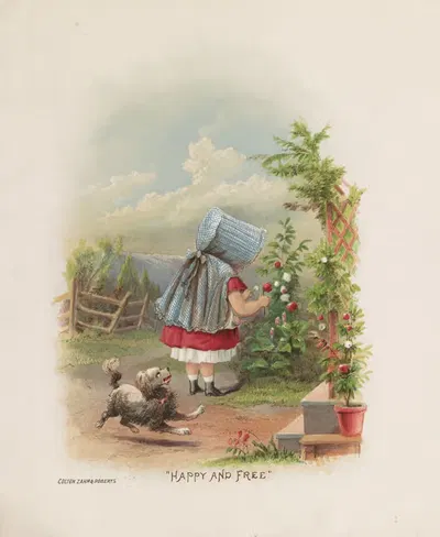 Счастливый и свободный by Колтон, Захм и Робертс, 1875 — digital art print download