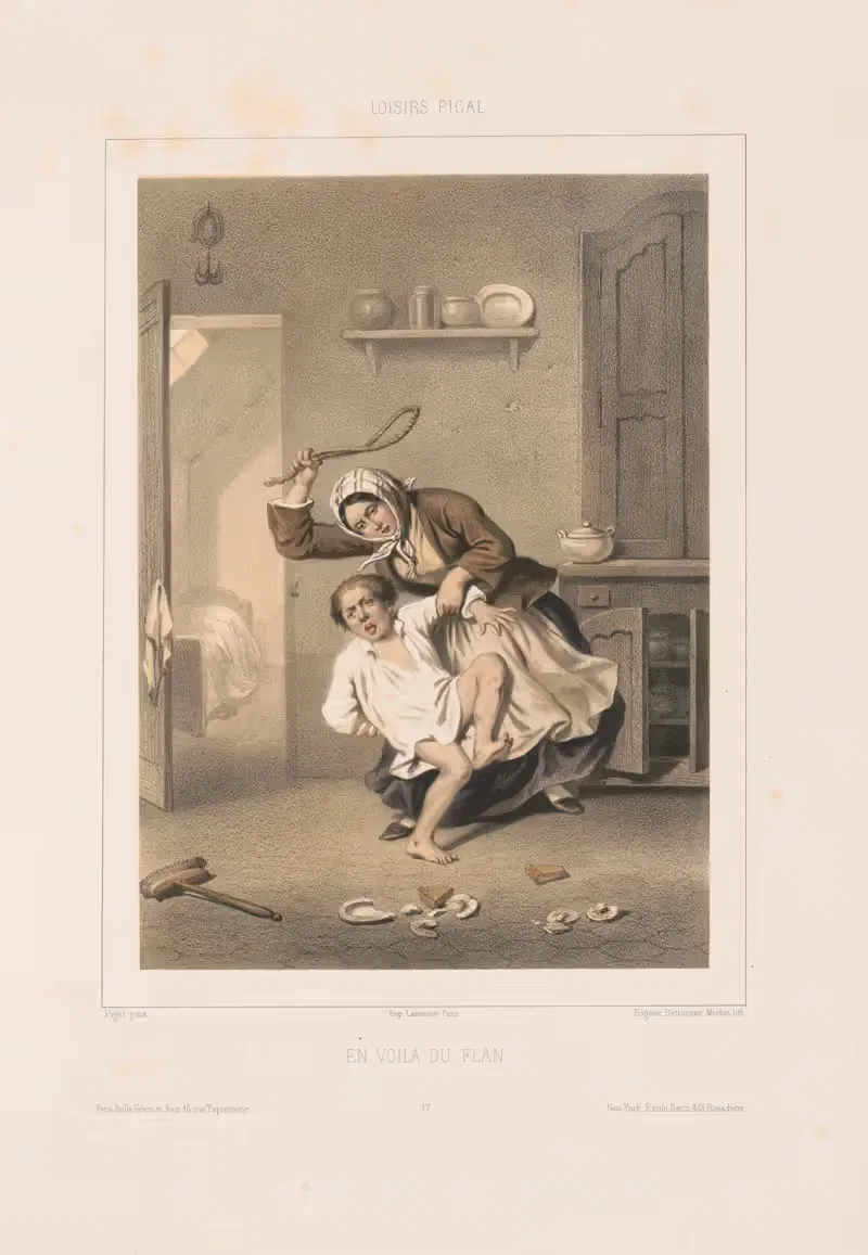 Вот вам и флан by Эдм Жан Пигаль, 1852 — digital art print download