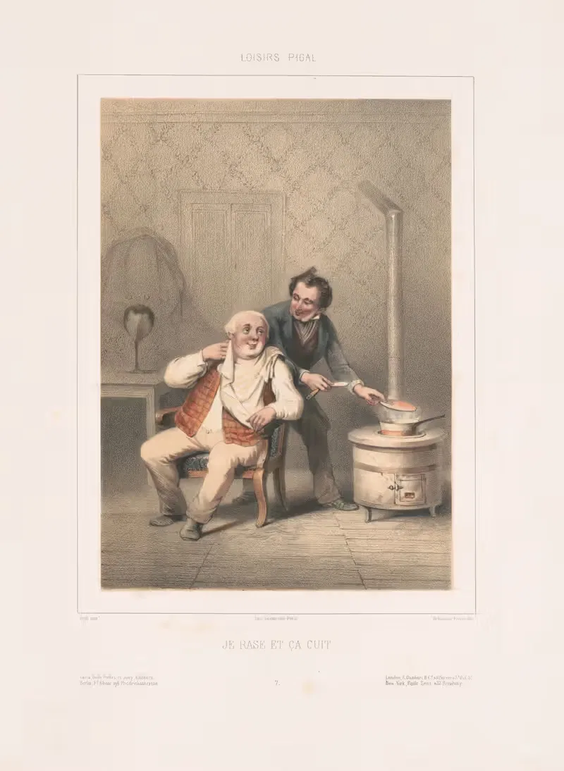 Я брею и это варится by Эдм Жан Пигаль, 1852 — digital art print download