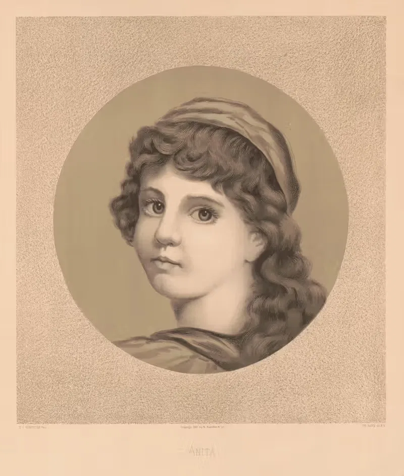 Anita by Hatch Lith. Co., 1880 — digital art print download