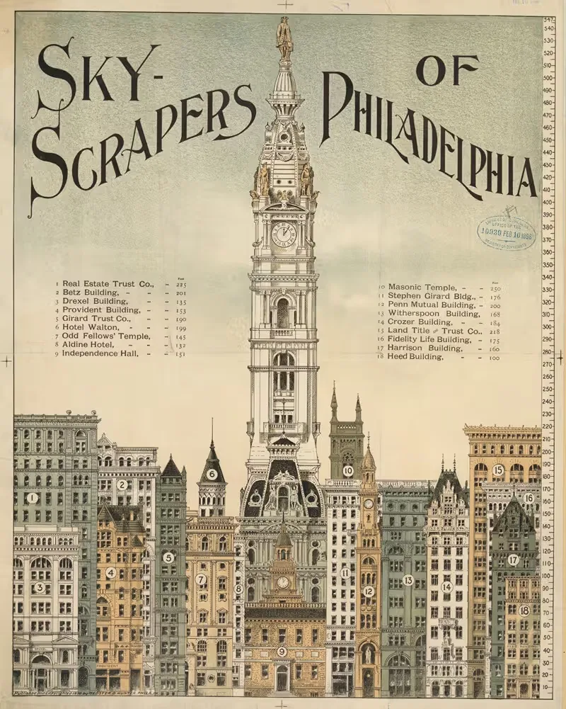 Sky-scrapers of Philadelphia — Webster & Hunter