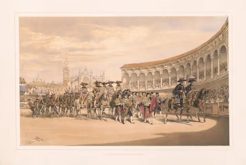 Entry of the toreros in procession — William Henry Lake Price