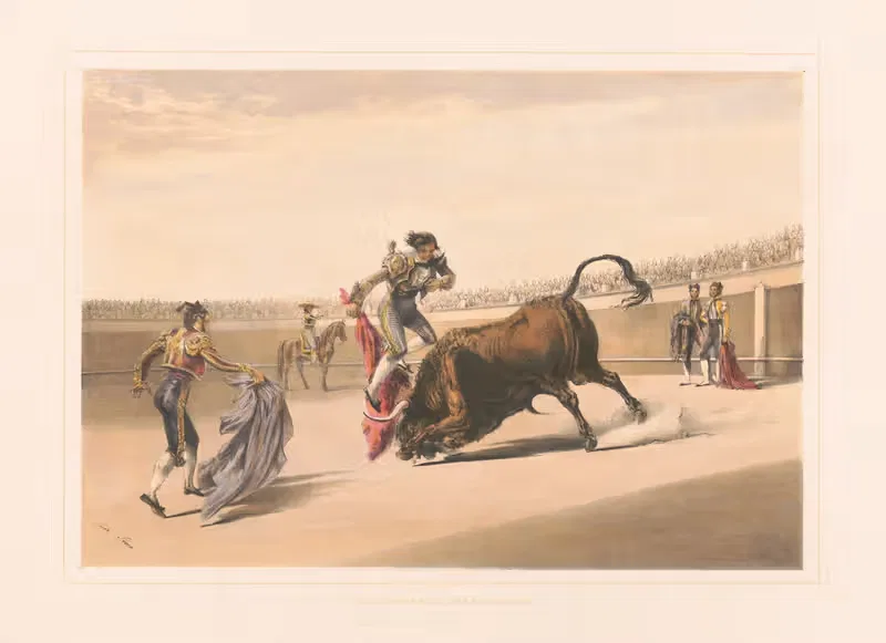 Прыжок или salto tras cuernos by Уильям Генри Лейк Прайс, 1860-1870 — digital art print download