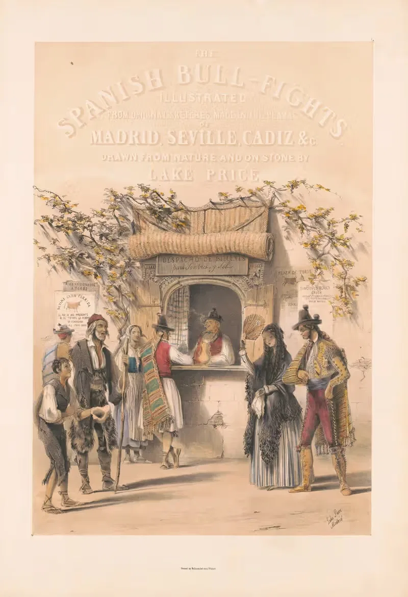 Испанские корриды – Титульная страница by Уильям Генри Лейк Прайс, 1860-1870 — digital art print download