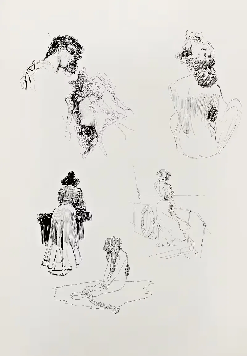 Альбом для эскизов Пл.064 by Генрих Клей, 1909 — digital art print download