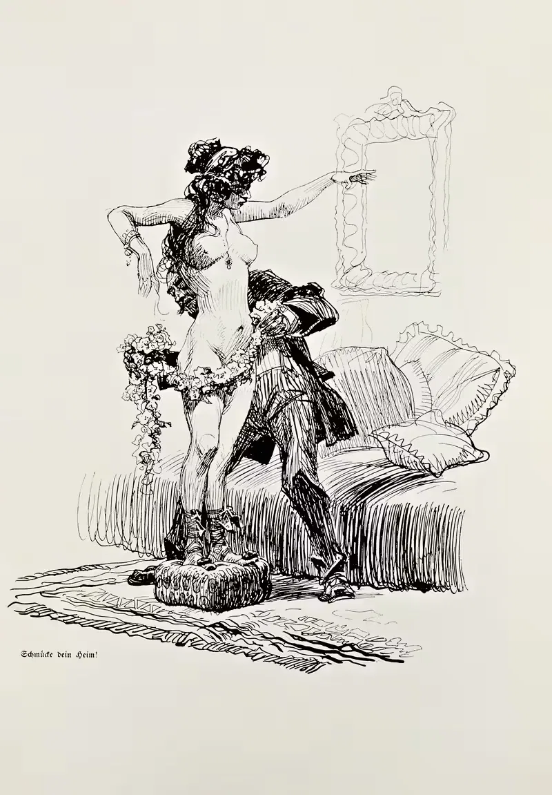 Альбом эскизов, Пл.065 by Генрих Клей, 1909 — digital art print download