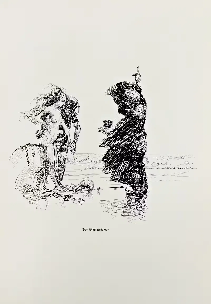 Эскизная книга Пл.093 by Генрих Клей, 1909 — digital art print download