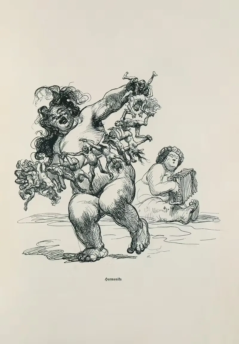 Альбом эскизов, пл. 28 by Генрих Клей, 1909 — digital art print download