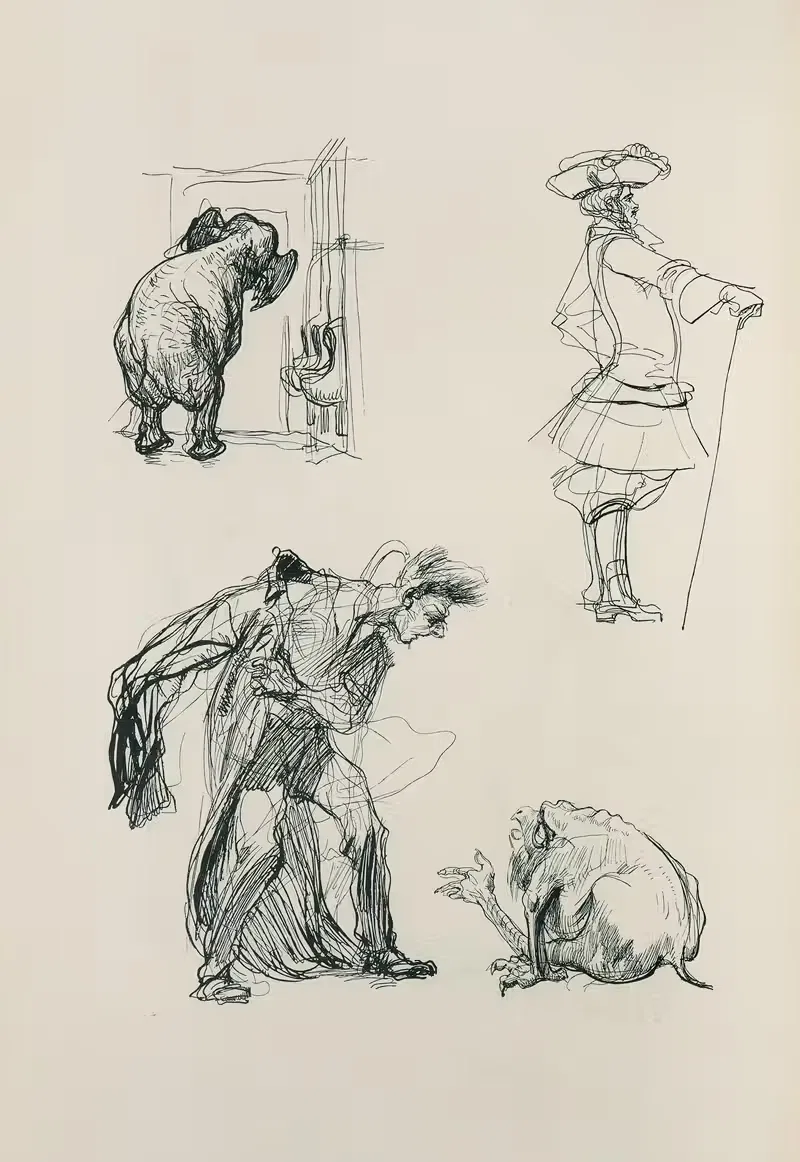 Альбом эскизов, табл. 39 by Генрих Клей, 1909 — digital art print download