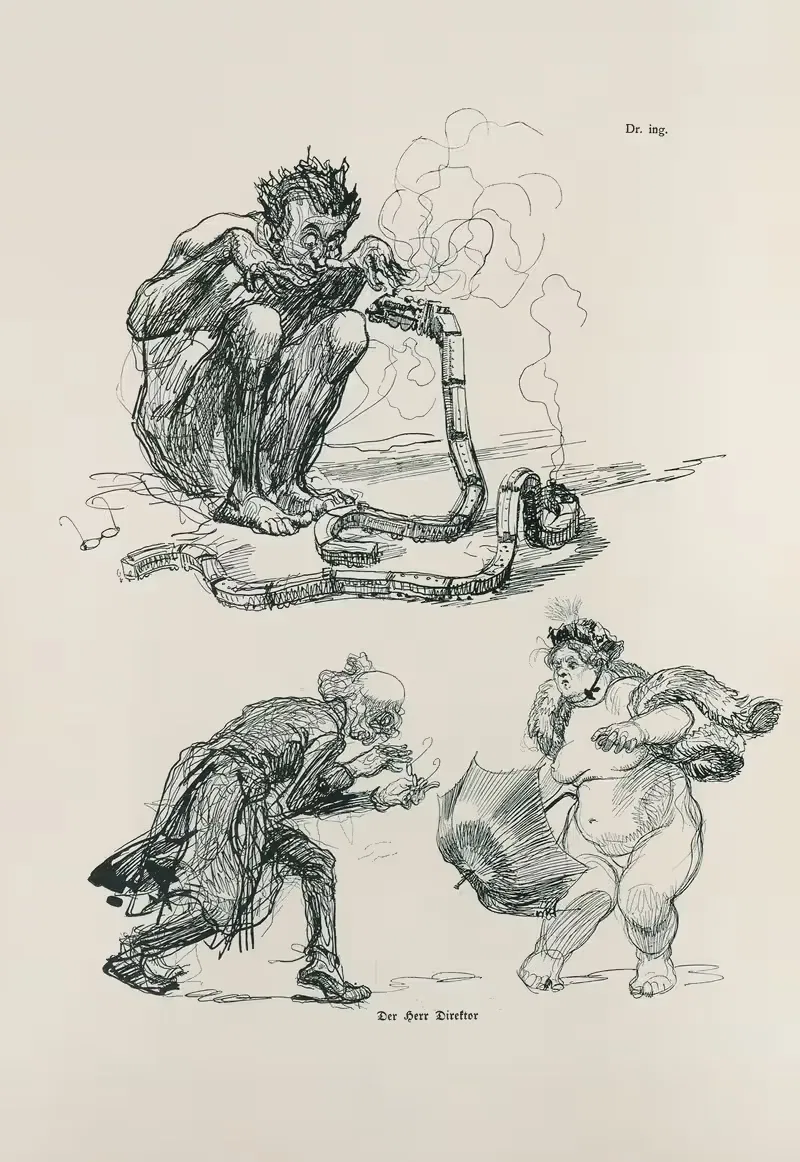Эскизная книга, табл. 57 by Генрих Клей, 1909 — digital art print download