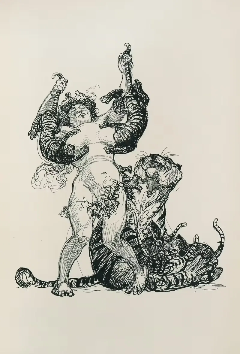 Эскизная книга, пл. 60 by Генрих Клей, 1909 — digital art print download