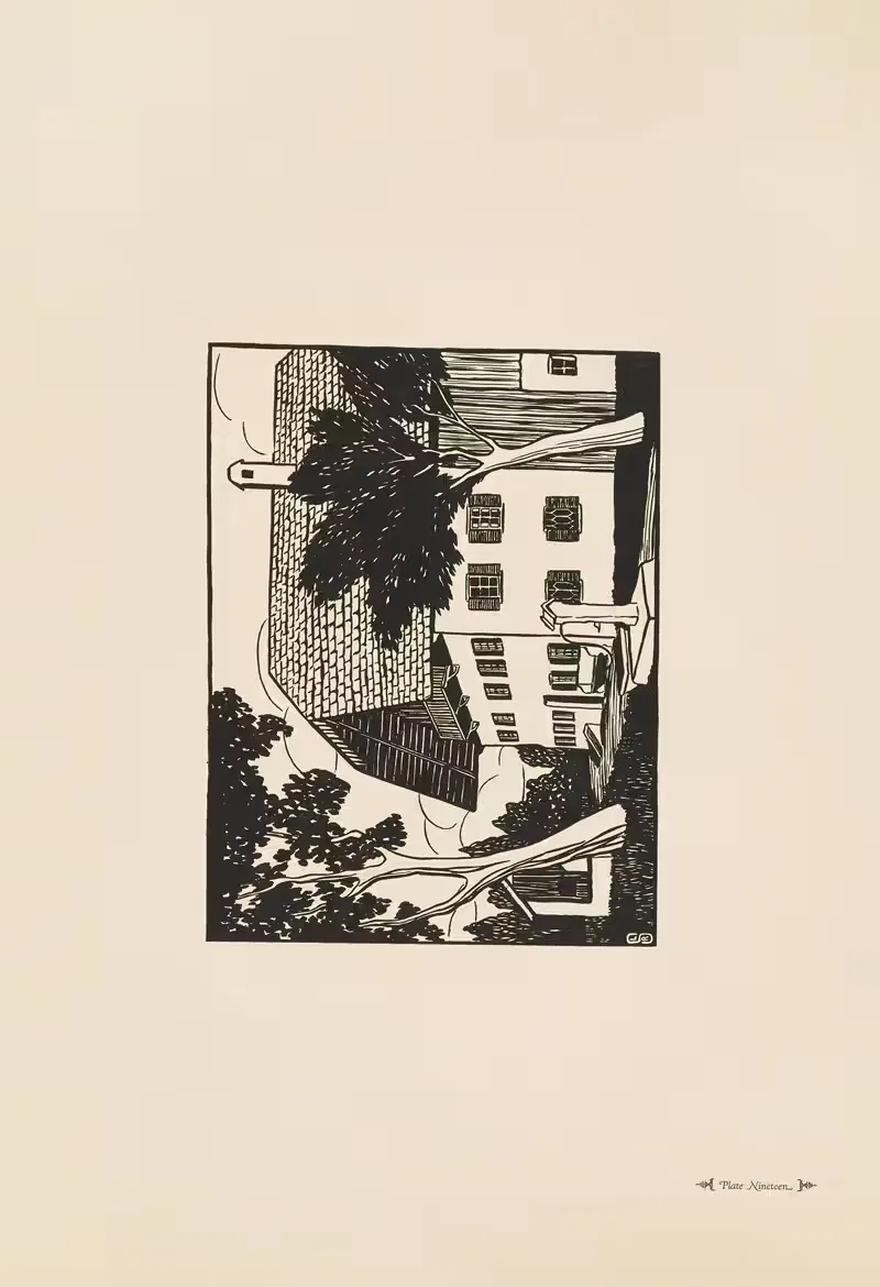 Фермерский дом в Зальцбурге by Люси Сейлер, 1920 — digital art print download