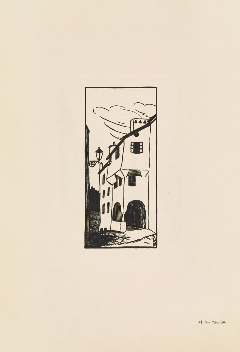 Пфайфергассе by Люси Сейлер, 1920 — digital art print download