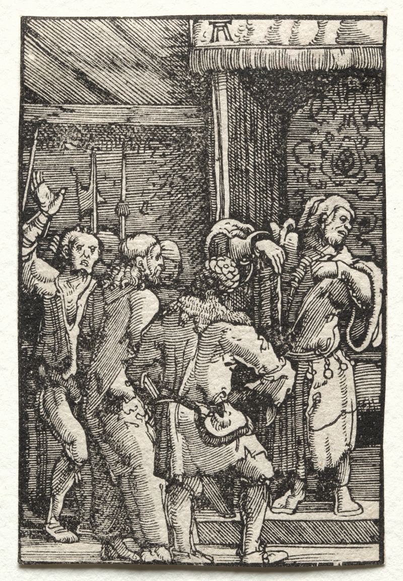 Christ before Caiaphas by Albrecht Altdorfer, c. 1515 — digital art print download