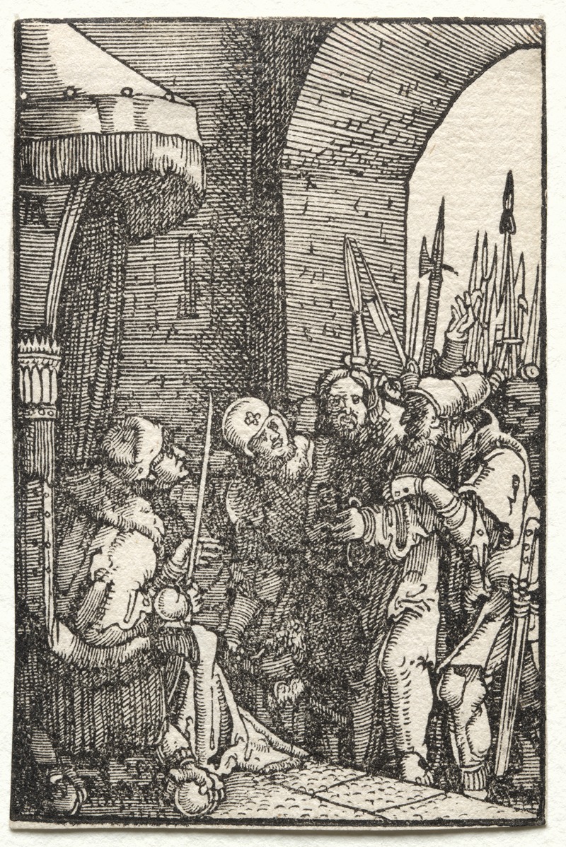 Christ before Pilate by Альбрехт Альтдорфер, c. 1515 — digital art print download