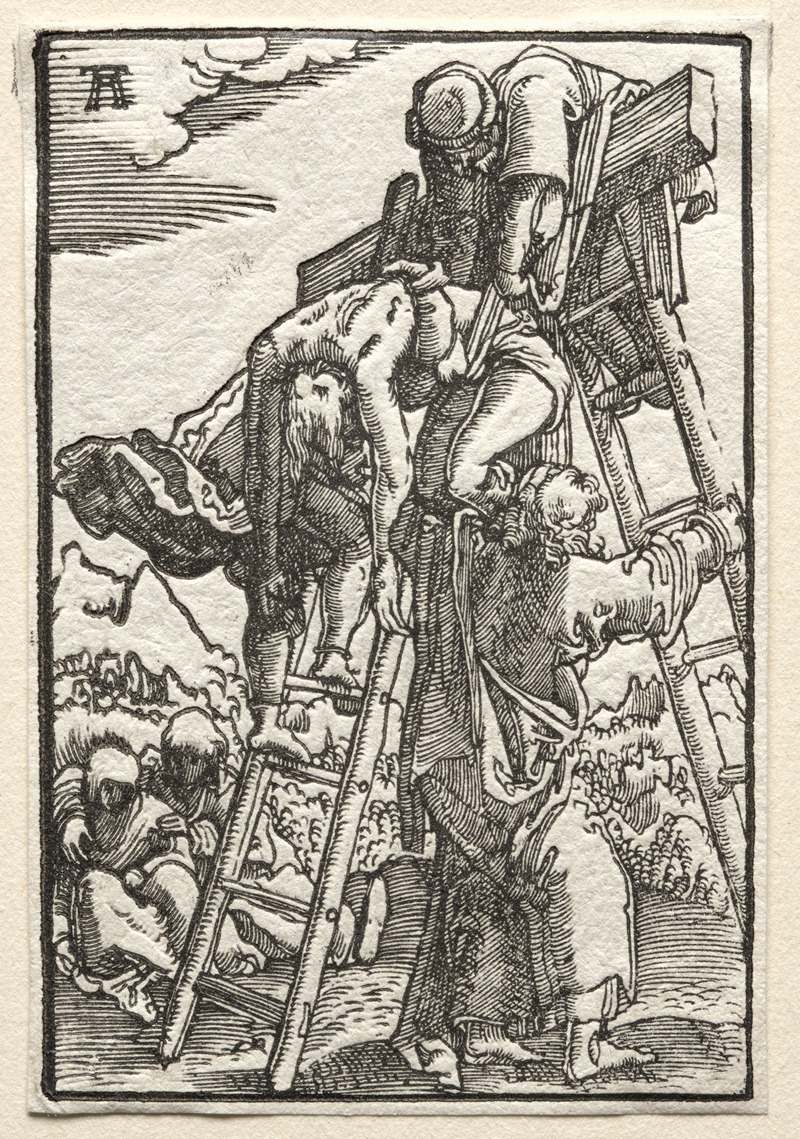 Descent from the Cross by Альбрехт Альтдорфер, c. 1515 — digital art print download