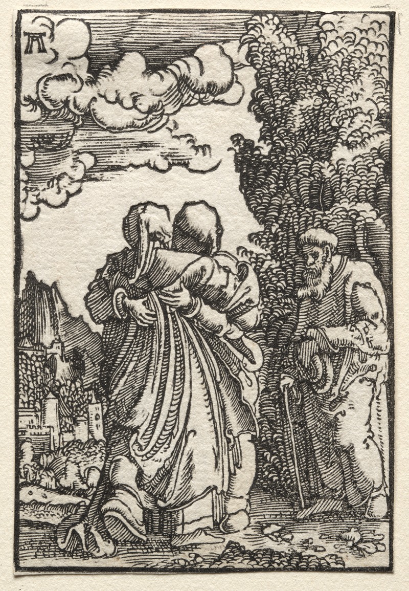 The Visitation by Albrecht Altdorfer, c. 1515 — digital art print download