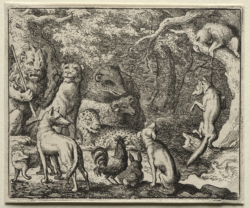 Reynard Asks Permission to Confess by Аллаерт ван Эвердинген, 1650–1675 — digital art print download
