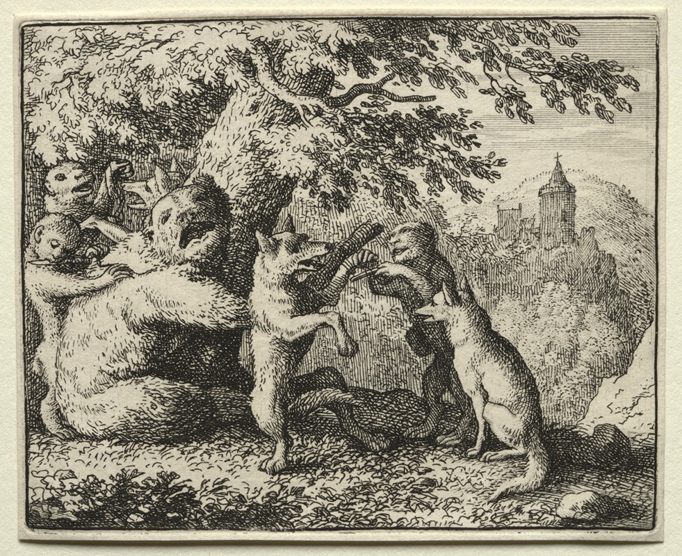 Reynard Equipped for his Pilgrimage by Аллаерт ван Эвердинген, 1650–1675 — digital art print download