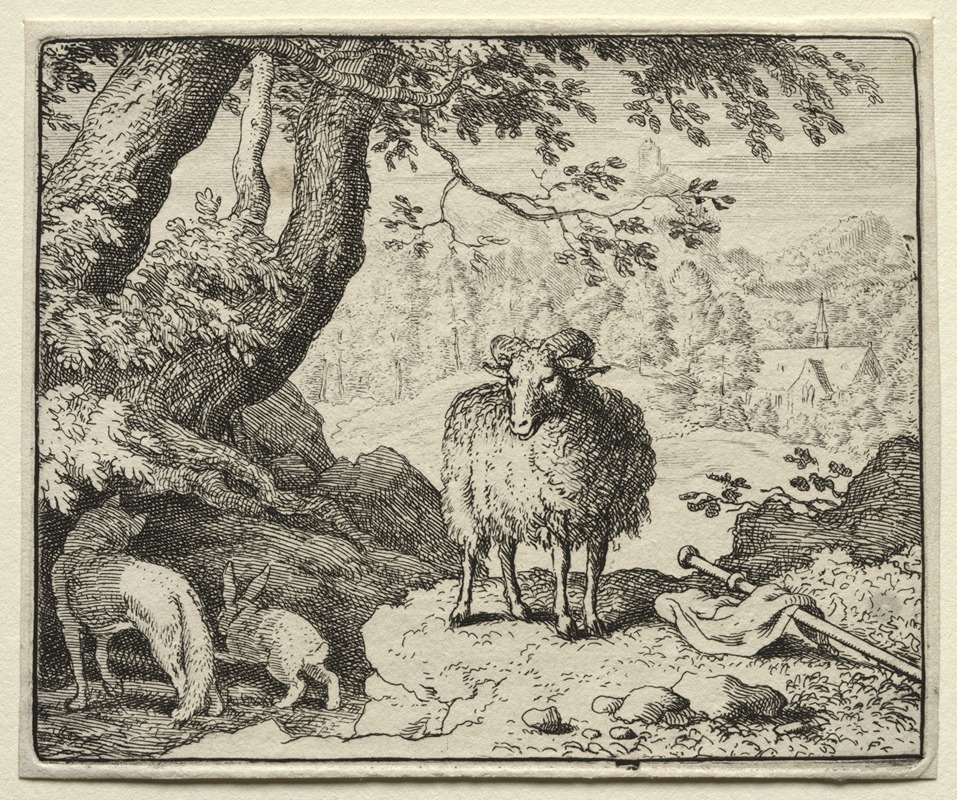 Reynard Returns Home by Allaert van Everdingen, 1650–1675 — digital art print download