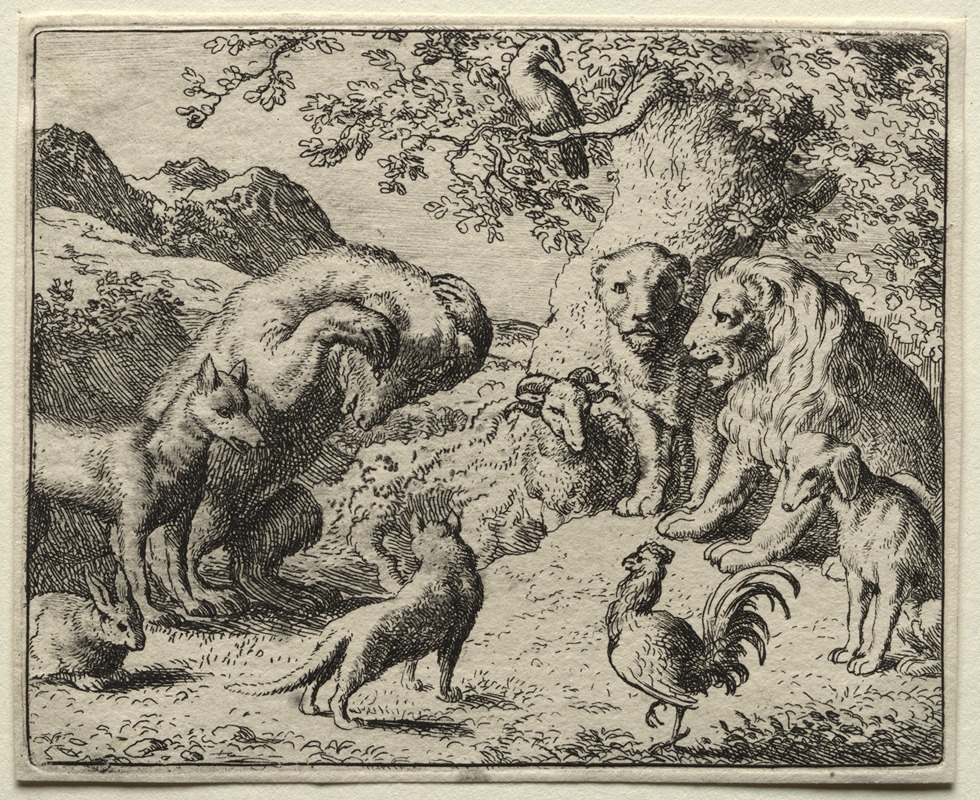 The Complaint of the Bear — Allaert van Everdingen