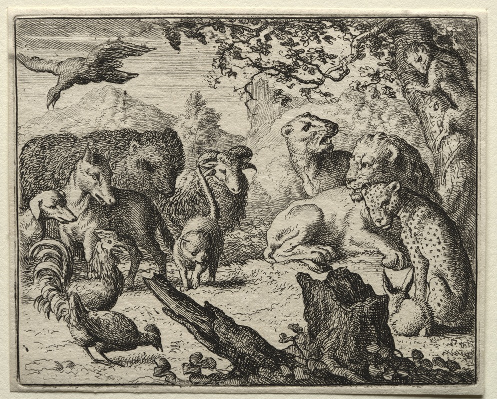 The Lion's Court — Аллаерт ван Эвердинген