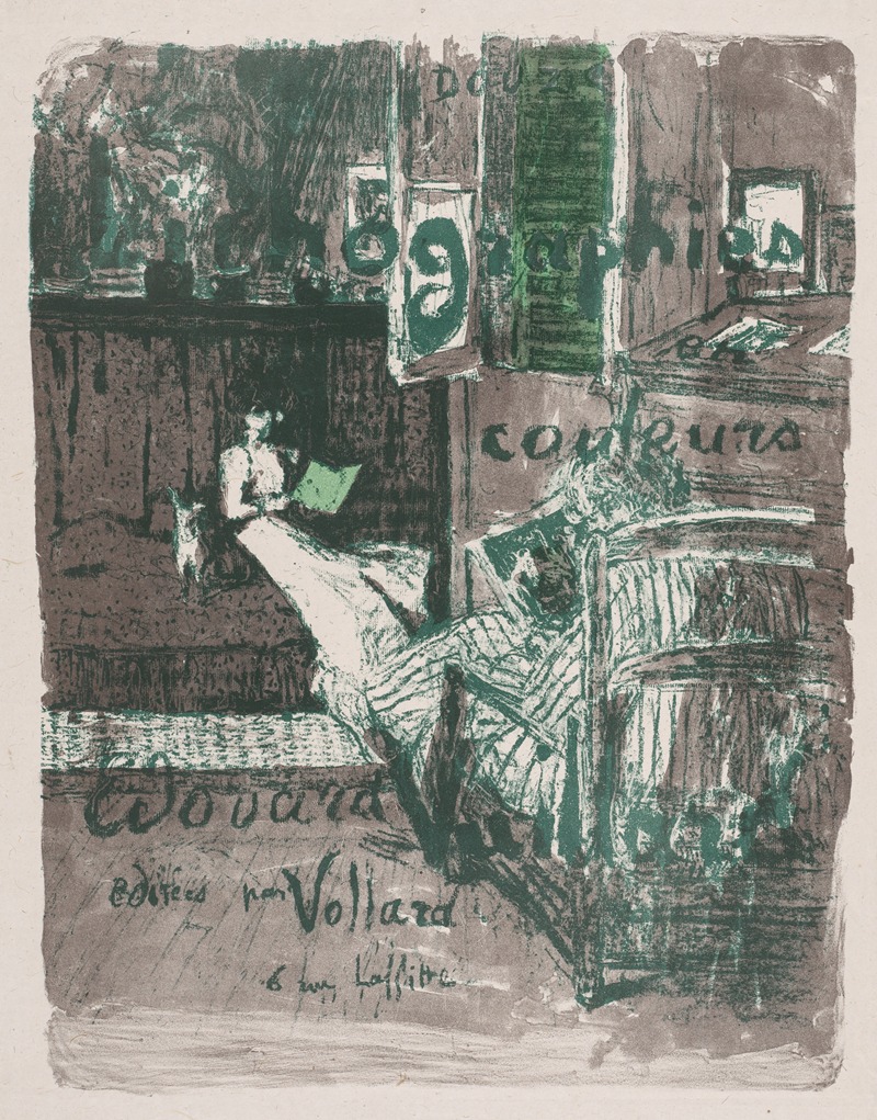 Обложка by Эдвард Вюйяр, 1899 — digital art print download