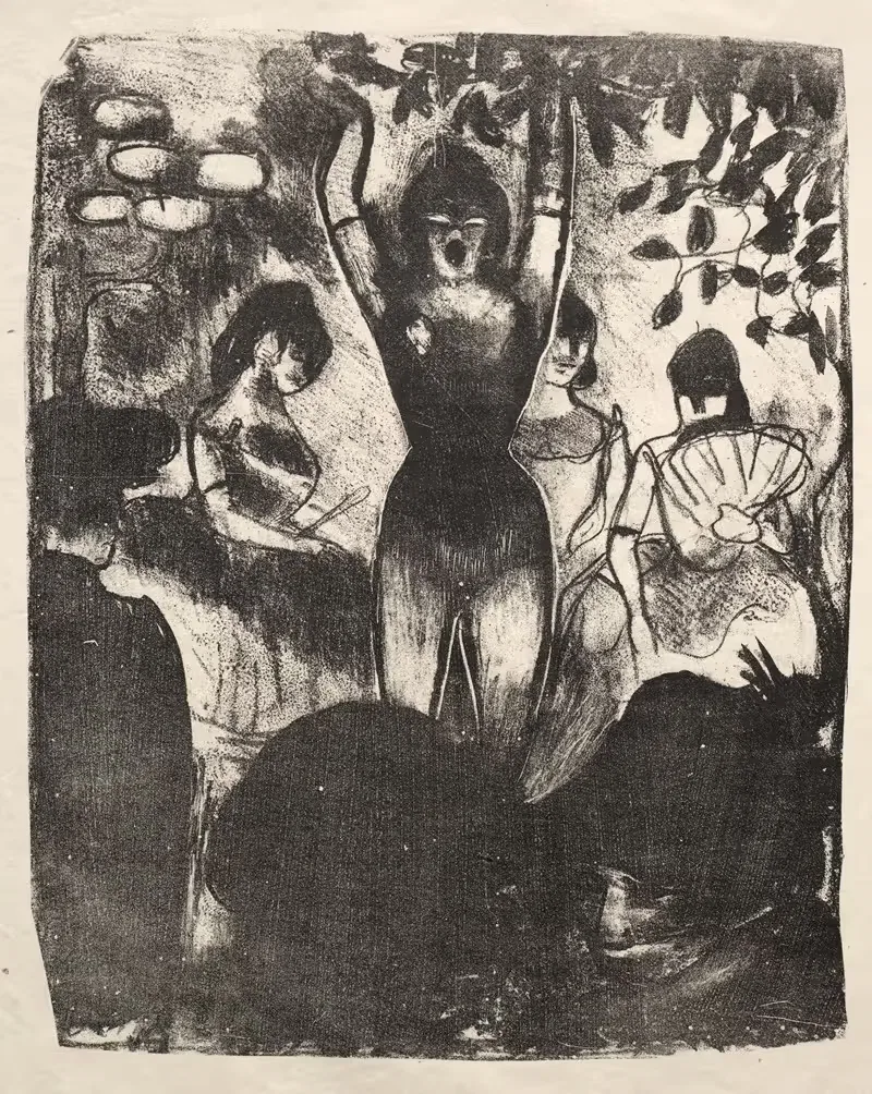 Певица в кафе-концерте by Эмиль Бернар, 1888 — digital art print download