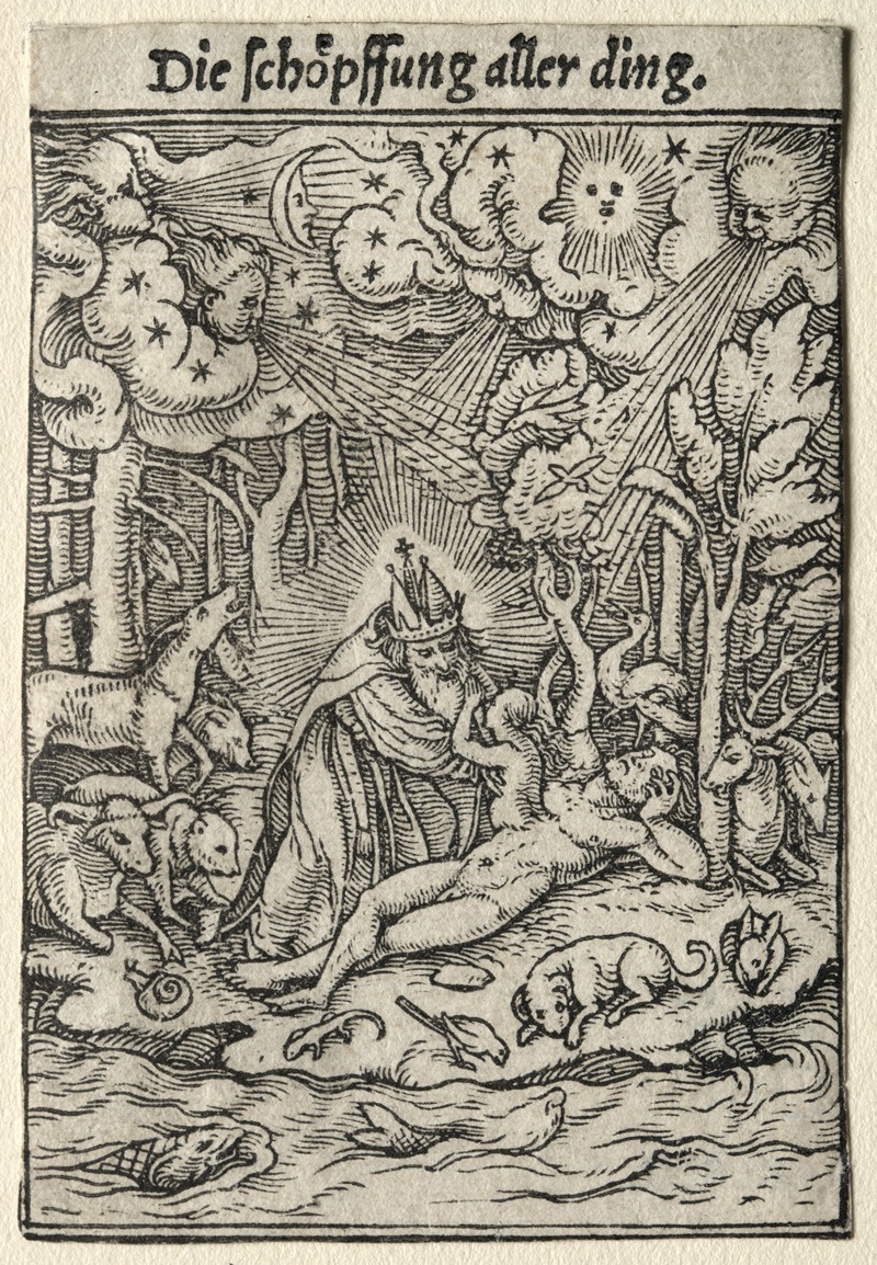 Творение by Ганс Хольбейн Младший, c. 1526 — digital art print download