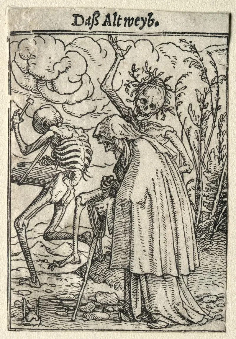 Старая женщина by Ганс Хольбейн Младший, c. 1526 — digital art print download