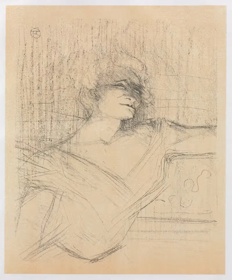 В клею by Анри де Тулуз-Лотрек, 1898 — digital art print download