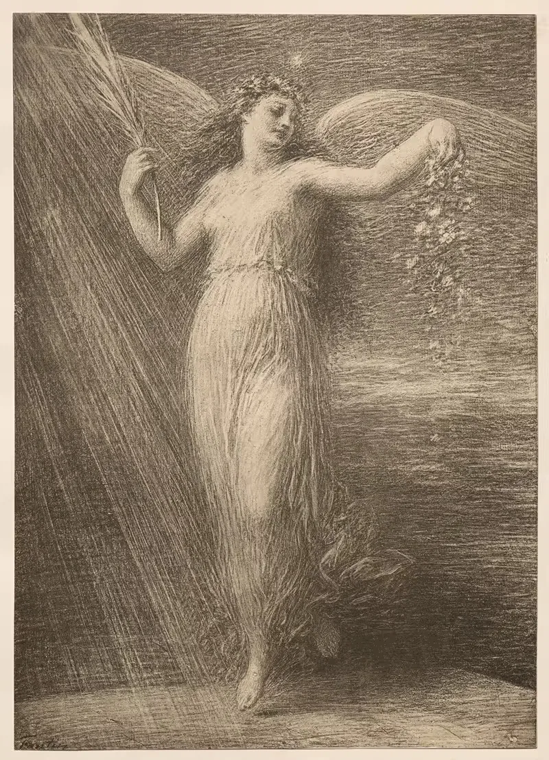 Бессмертие by Анри Фантен-Латур, 1898-1899 — digital art print download