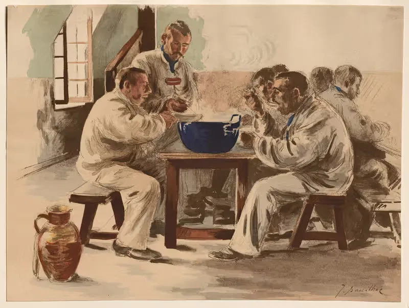 Суп в каморке by Жак Безейак, 1898-1899 — digital art print download