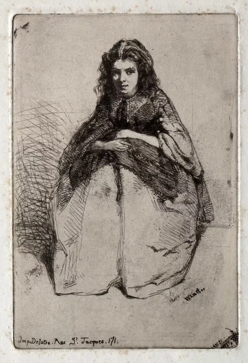 Фуметта by Джеймс Абботт МаКнилл Уистлер, 1858 — digital art print download