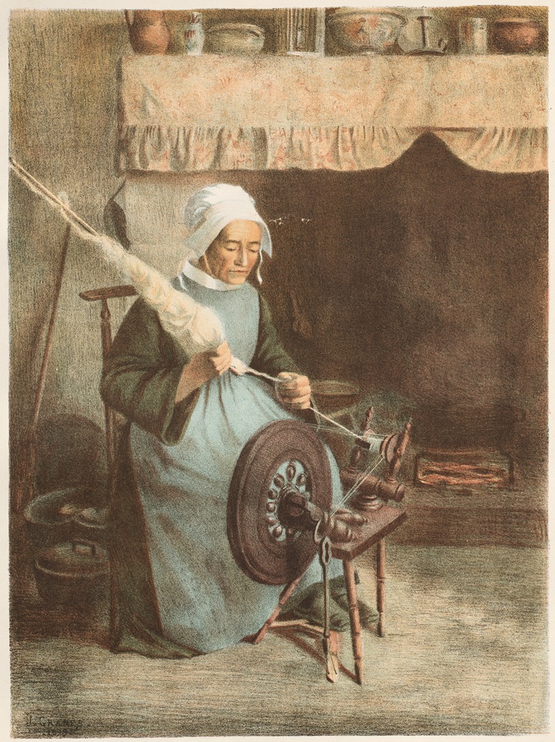 Бабушка by Жанна Гранес, 1898-1899 — digital art print download