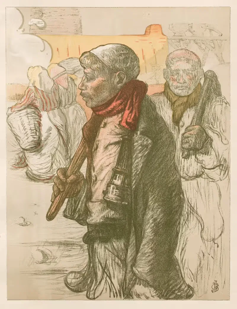 В Черной стране by Жюль Гюстав Бессон, 1898-1899 — digital art print download
