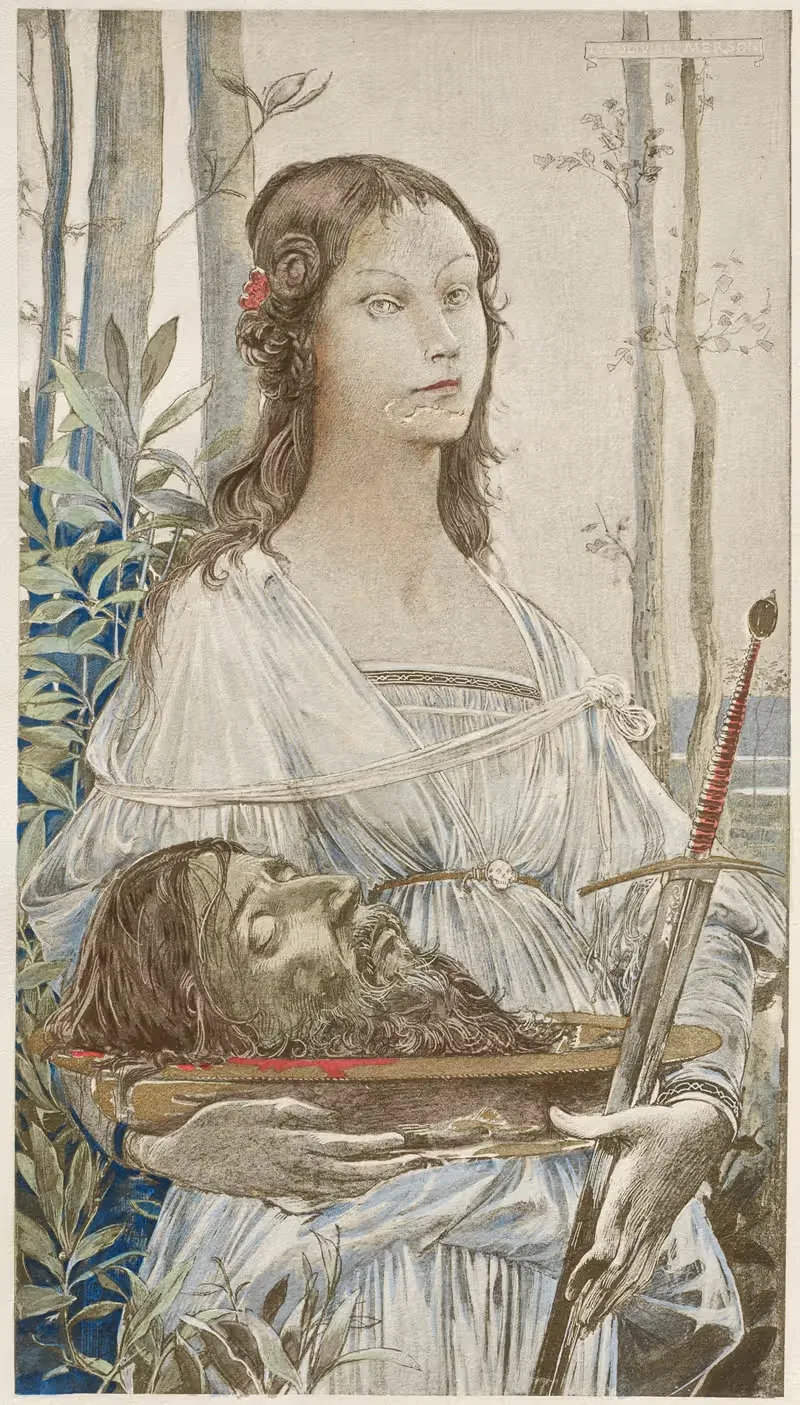 Саломея by Люк-Оливье Мерсон, 1898-1899 — digital art print download