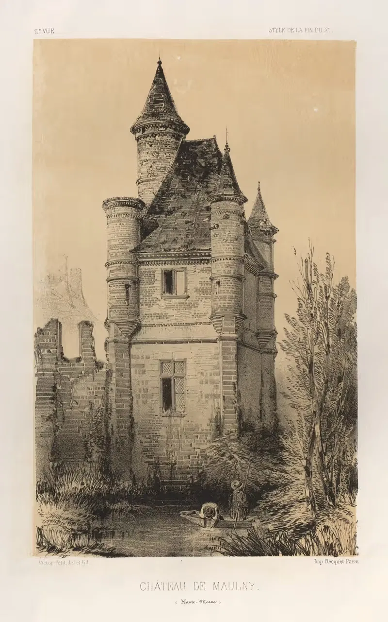 Chateau De Maulny (Haute-Marne) — Victor Petit