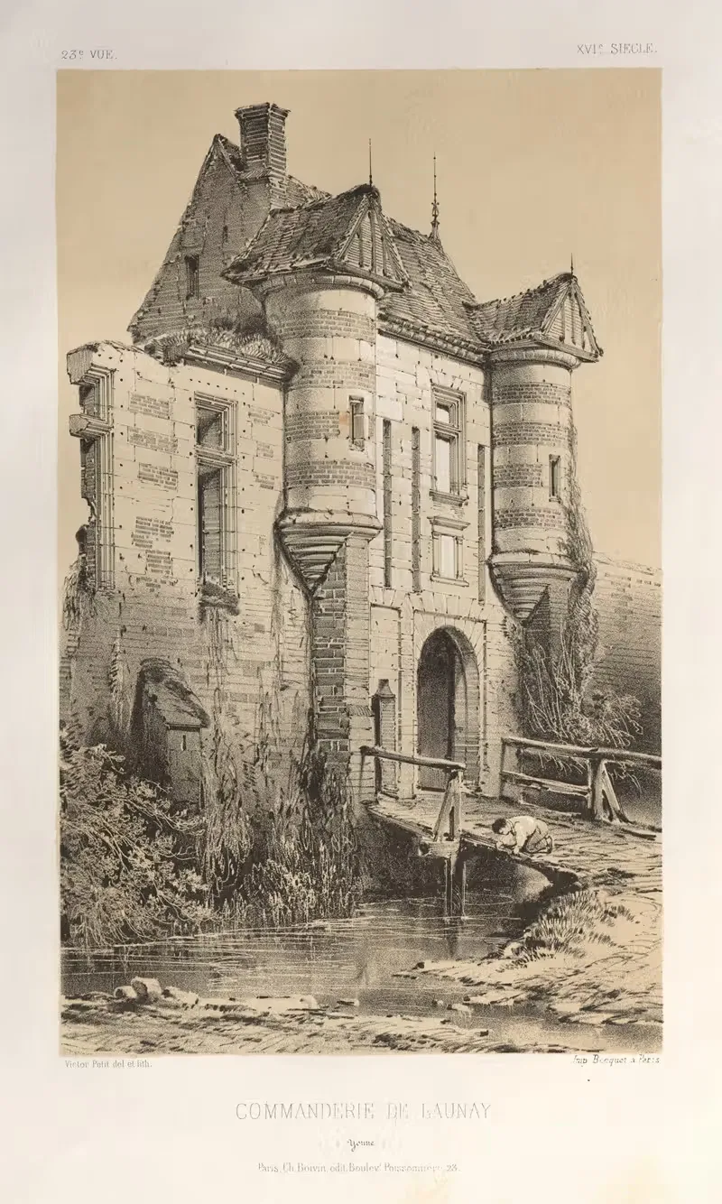 Командерия Де Лонэ (Ион) by Виктор Пети, 1860 — digital art print download