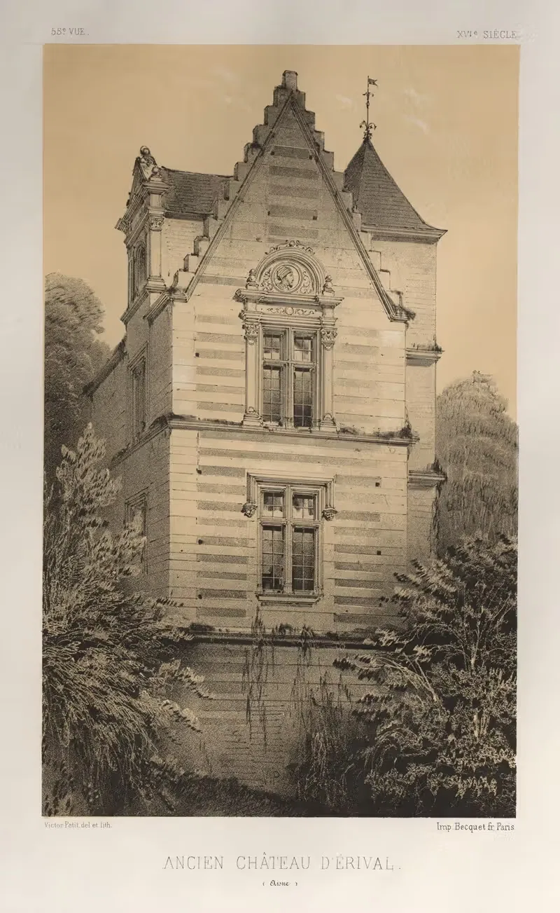 Ancien Château D'Érival (Aisne) — Victor Petit